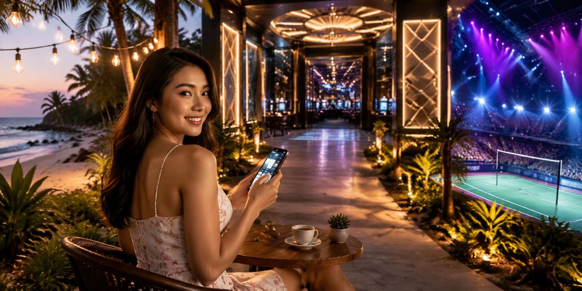 Pengguna Malaysia bermain kasino langsung dengan dealer nyata melalui telefon pintar